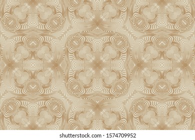 Textured African pattern with artistic curves