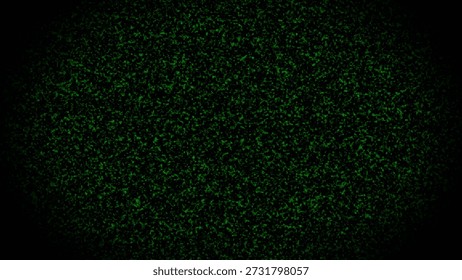 A textured background featuring a dark green speckled pattern, resembling a starry night sky or abstract art