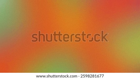 A textured background image featuring a vibrant gradient blend of orange, red, yellow, and green hues. The granular texture adds depth and visual interest.