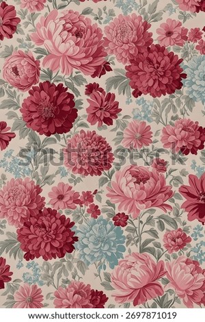 textured floral pattern design. digital printing