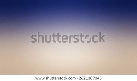 A textured gradient transitions smoothly from a dark navy blue at the top to a light beige at the bottom. The subtle shift in color creates a calming and soft effect.