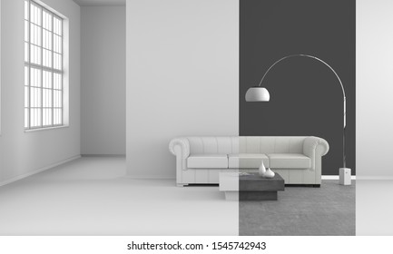 Living Room Without Couch Stock Illustrations Images Vectors Shutterstock