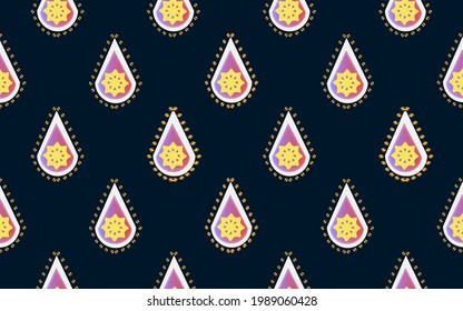 Thai Style Water Drop Cloth Pattern