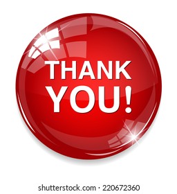 Thank You Red Button Labeled Red Stock Illustration 276239300 ...