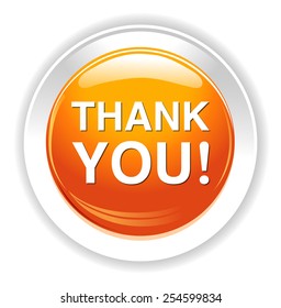 Thank You Button Stock Illustration 254599834