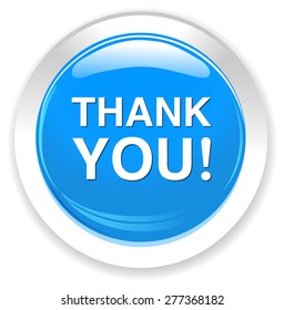 Thank You Button Stock Vector (Royalty Free) 276974852 | Shutterstock