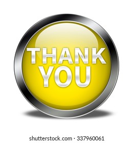 Thank You Button Isolated Stock Illustration 337960061 | Shutterstock