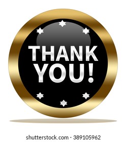 Thank You Button Isolated Stock Illustration 389105962 | Shutterstock