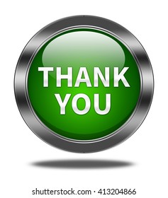 Thank You Button Isolated Stock Illustration 413204866 | Shutterstock