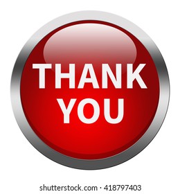 Thank You Button Isolated Stock Illustration 418797403 | Shutterstock