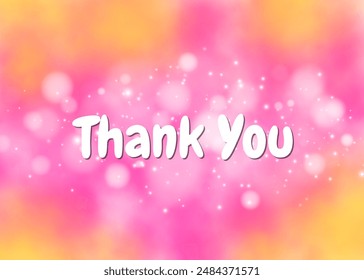 thank you card with bright colors background - Powered by Shutterstock