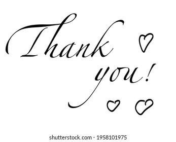 Thank You Card Small Businesses Stock Illustration 1958101975 ...