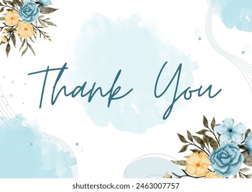 Thank you card template for your online shopping or any occasions - Powered by Shutterstock