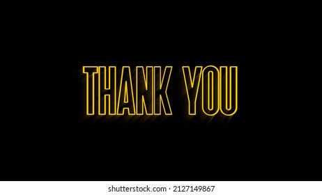 Thank You Cursive Text Transition Animation On White Background