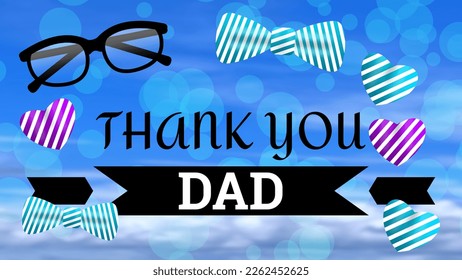 thank you dad hard work for son future concept image. happy father's day. - Powered by Shutterstock