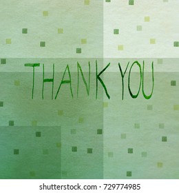 Thank You Greeting Card Beautiful Ancient Stock Illustration 729774985 ...