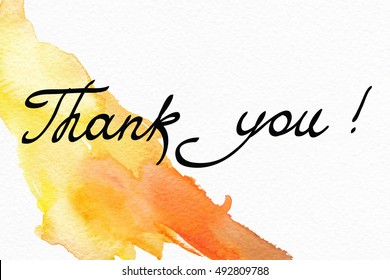 2,098 Thank you water colour Images, Stock Photos & Vectors | Shutterstock