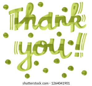 Thank You Illustration Prints Posters Greeting Stock Illustration ...