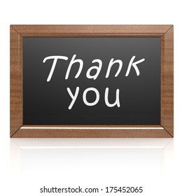 Thank You On Blackboard Stock Illustration 175452065