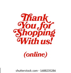 Thank You Shopping Us Stock Illustration 1688235286 Shutterstock
