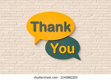 401 Thank You Text On Yellow Speech Bubble Images, Stock Photos ...