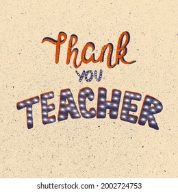 125 Thank You Teacher Card Doodle Images, Stock Photos & Vectors ...