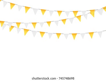 Thanksgiving bunting flags. Holiday decorations. - Powered by Shutterstock