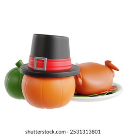 Thanksgiving Feast for Thanksgiving 3D Icon - Powered by Shutterstock