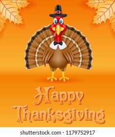 Thanksgiving Day Turkey Ripe Pumpkin Crop Stock Vector (Royalty Free ...