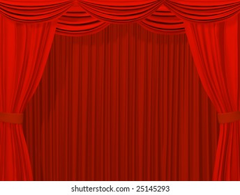 9,938 Cartoon red curtains Images, Stock Photos & Vectors | Shutterstock