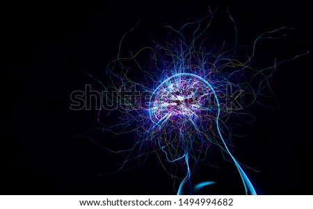 the theme of this image is the emptiness of the light of consciousness and the creation of our worldview from confused thoughts