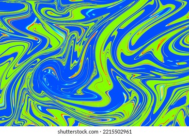 Thermal Map, Heat Map, Abstract Curves