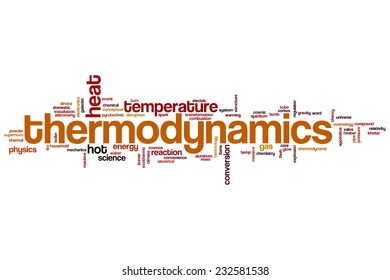 Thermodynamics Word Cloud Concept