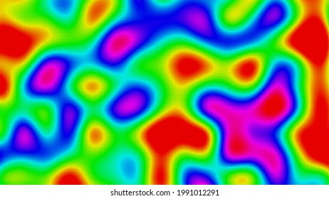 Thermography Or Heat Map Background