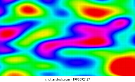 Thermography Or Heat Map Background