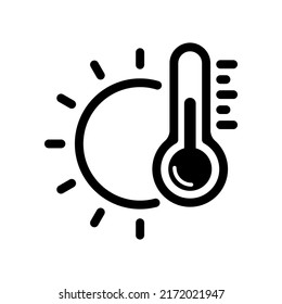 thermometer hot icon - From forecast, Climate and Meteorology icon