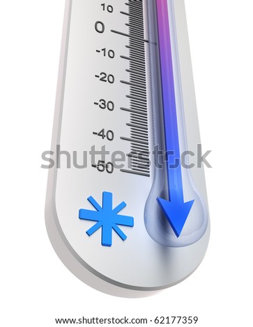 Thermometer : Temperature decline