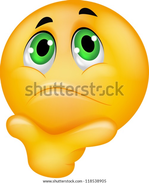 Thinking Emoticon Stock Illustration 118538905