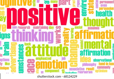 Thinking Positive As An Attitude Abstract Concept