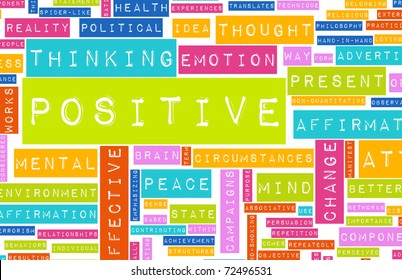 Thinking Positive As An Attitude Abstract Concept