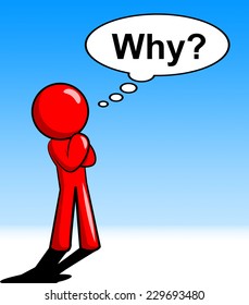 Thinking Why Character Indicating Consideration Considering And Wherefore