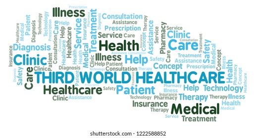 Third World Healthcare Word Cloud.