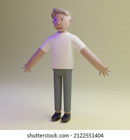 This Is A 3d Charachter Male