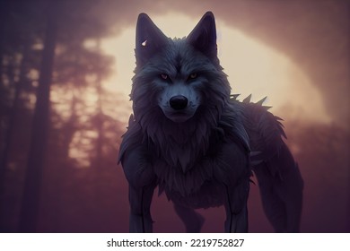 This Is A 3D Illustration Of Werewolf, Shape Shifter.