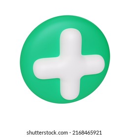 This Is A 3D Plus Illustration, A Symbol That Is Often Used In The Health Sector