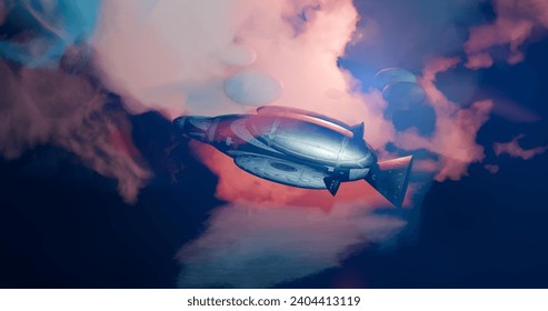 This is a 3d rocket design