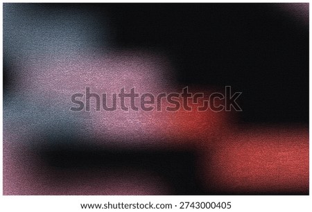 This abstract image showcases a dynamic interplay of colors, predominantly red, black, and hints of blue, creating a sense of depth and movement. The textures appear rough and granular, adding an extra dimension to the visual experience.