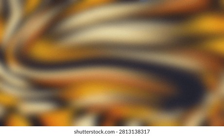 This captivating abstract background features a complex interplay of luminous, finely granulated textures that gracefully undulate across the visual plane. Serpentine currents of color flow and coalesce, presenting a warm and inviting palette dominated by rich amber, deep golden tones, earthy ochre, and profound umber. Subtle shifts between light and shadow create a dynamic sense of depth and movement, evoking the serene yet intricate patterns found in nature or a peaceful, contemplative dreamscape. The overall effect is one of soft diffusion and intricate detail, where the granular structure adds a tactile quality to the fluid forms. This versatile visual element is ideal for a myriad of creative projects, including digital art installations, website backgrounds, graphic design elements, presentation slides, or as an evocative overlay for video content, providing an aesthetically pleasing and modern foundation. Its unique composition ensures it stands out, offering a sophisticated and tranquil aesthetic without specific representational imagery, making it adaptable for various themes and moods. The gentle blending and sophisticated color scheme make it a compelling choice for projects seeking an elegant and contemporary feel.