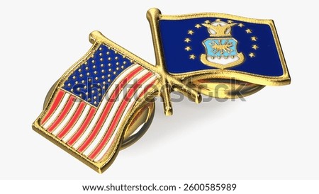 This design features a double flag pin representing national pride and commitment, perfect for collectors or enthusiasts looking to showcase allegiance and honor.
