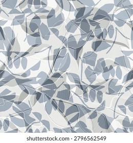 This design presents a visually intriguing composition that combines the elegance of paisley motifs with the depth and texture of layered, torn paper. The background is built from overlapping sheets, 